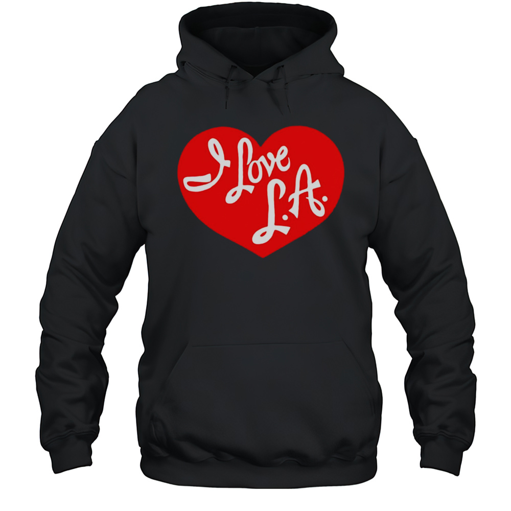 Big Bud Press Tourist I Love La Shirt Unisex Hoodie