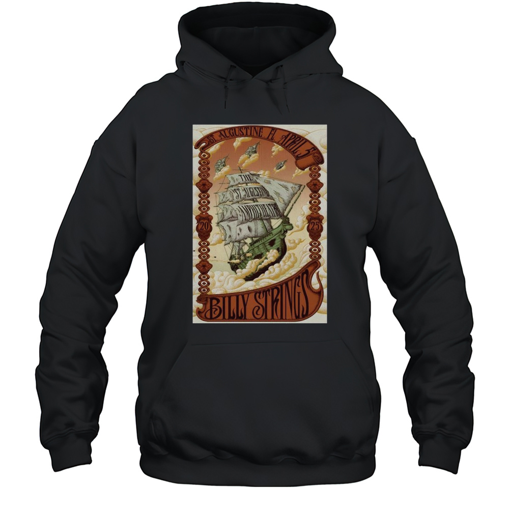 Billy Strings April 5 2025 The St. Augustine Amphitheatre Tour T-shirt Unisex Hoodie