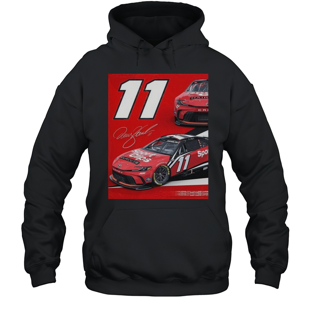 Denny Hamlin Is Headed For Carlington In This Sweet Darlington Raceway Joe Gibbs Racing Signature T-shirt Unisex Hoodie