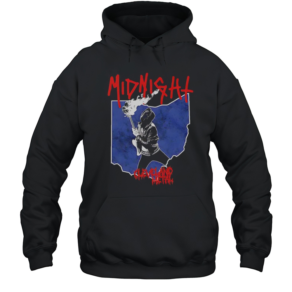 Midnight Cleveland Metal Shirt Unisex Hoodie