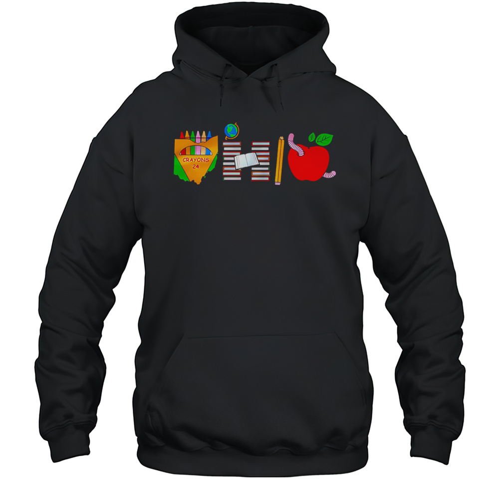 Ohio Crayons 24 Shirt Unisex Hoodie