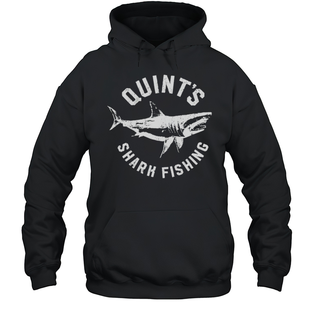 Quints Shark Fishing Vintage Shirt Unisex Hoodie