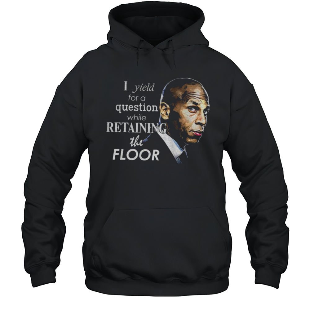 Senator Cory Booker Art I Will Yield For A Question While Retaining The Floor Shirt Unisex Hoodie