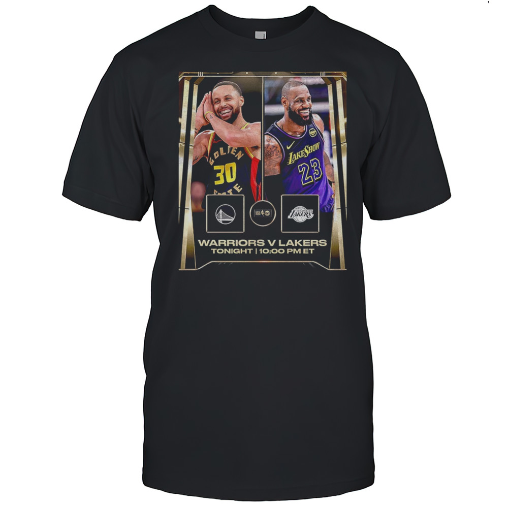 Steph Curry And Lebron James Warriors Vs Lakers Shirt