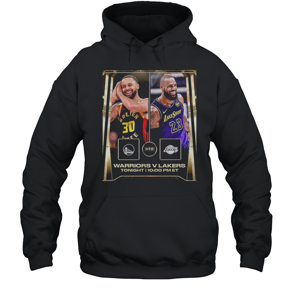 Steph Curry And Lebron James Warriors Vs Lakers Shirt Unisex Hoodie