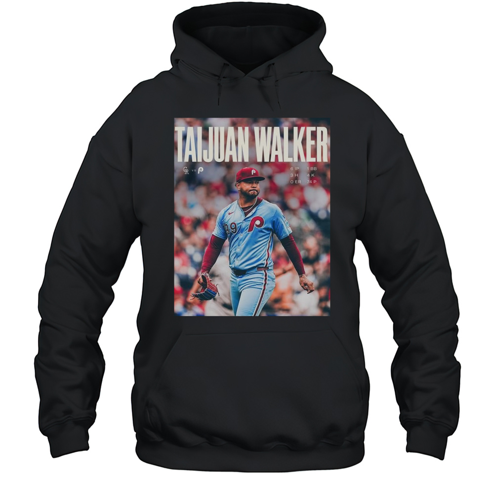 Taijuan Walker Six Scoreless From Tai Philadelphia Phillies Vs Colorado Rockies April 3 2025 MLB T-shirt Unisex Hoodie