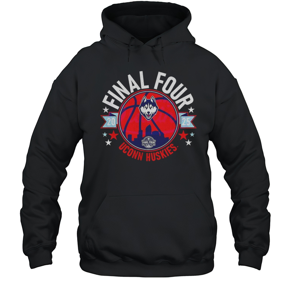 Uconn Huskies Final Four 2025 Womens Basketball Shirt Unisex Hoodie