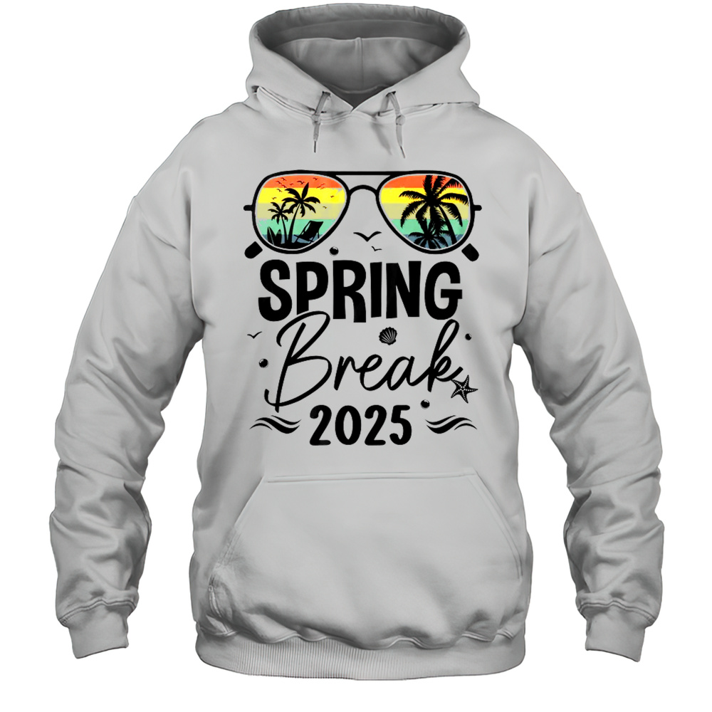 Aesthetic 2025 Spring Break Friends Family Matching Graphic Shirt Unisex Hoodie