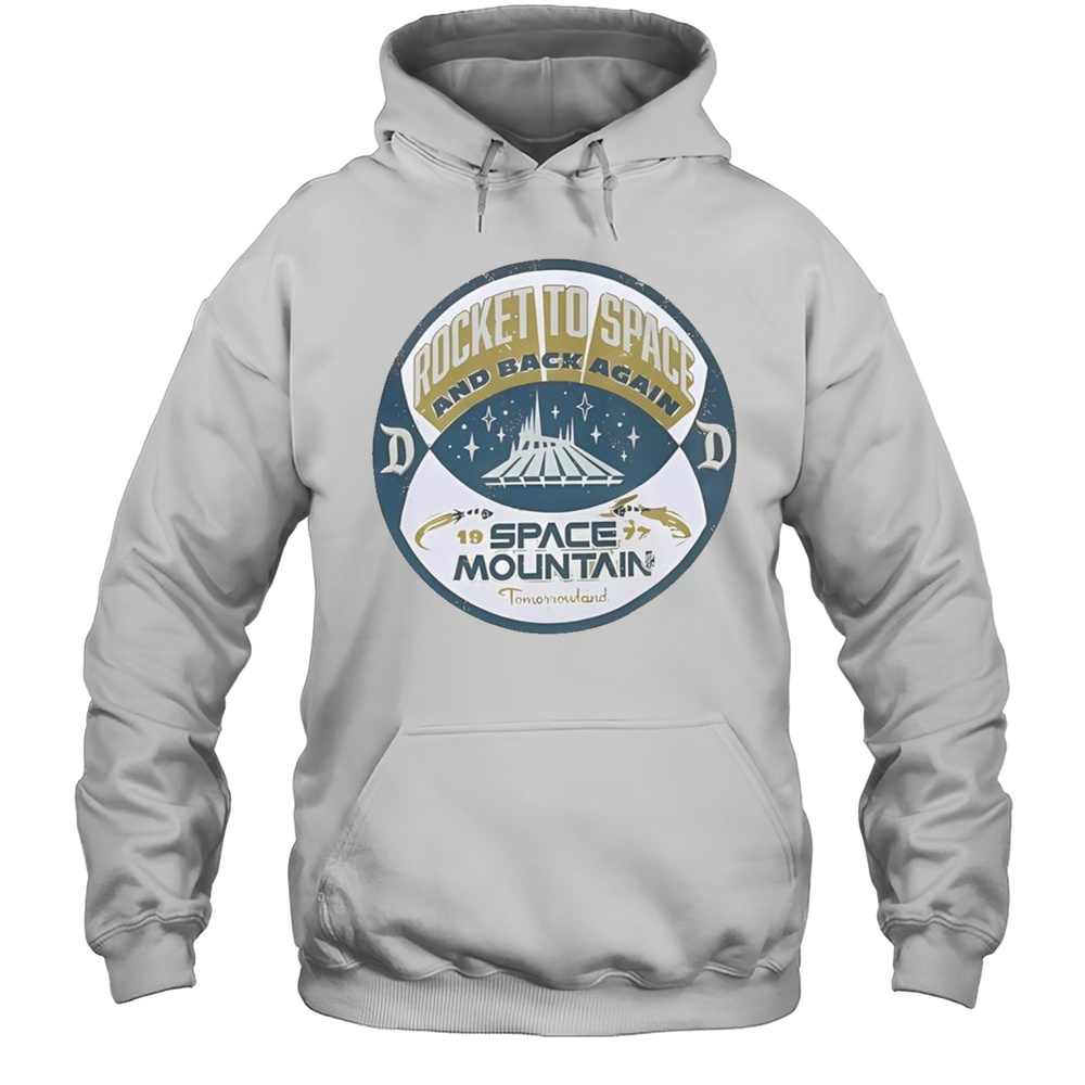 Good Rocket To Space And Back Again Space Mountain 1977 T-Shirt Unisex Hoodie