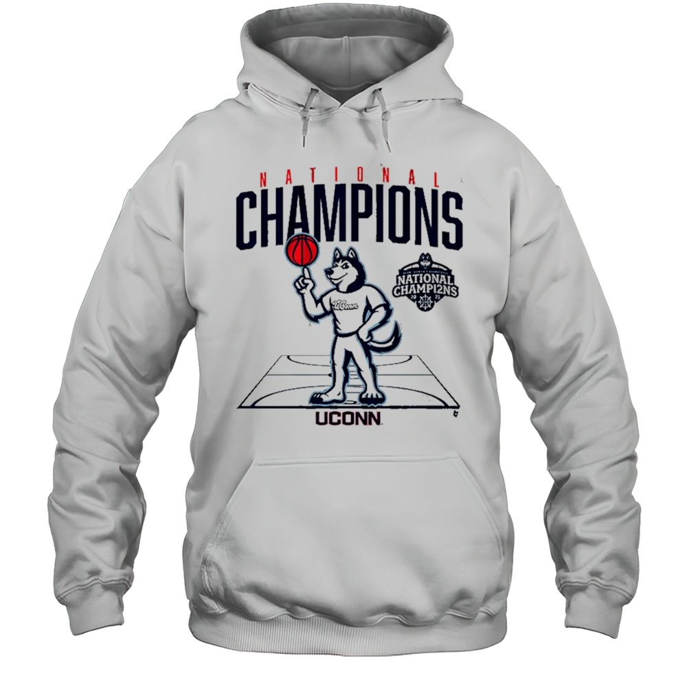 NCAA National Champ12ns Champions Mascot UConn Huskies Womens Basketball Win South Carolina Gamecocks 2025 T-shirt Unisex Hoodie