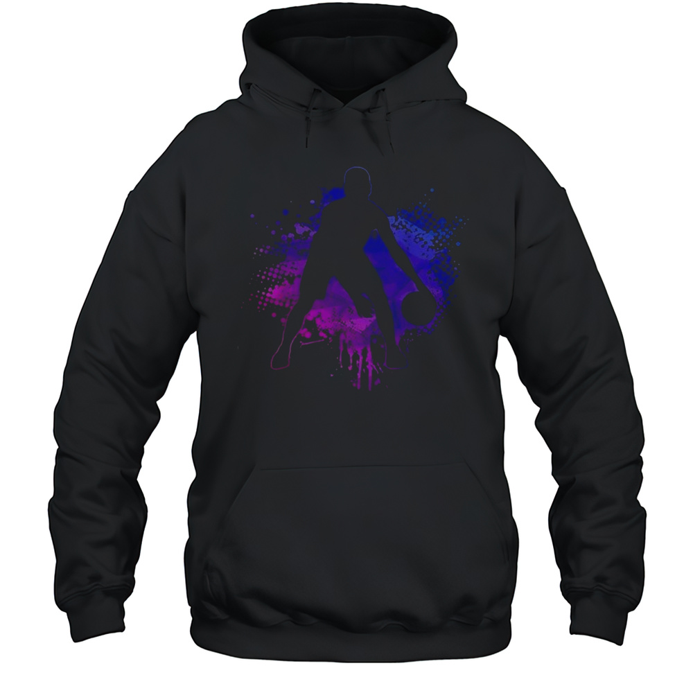 The Painting Art Basketball Player T-Shirt Unisex Hoodie