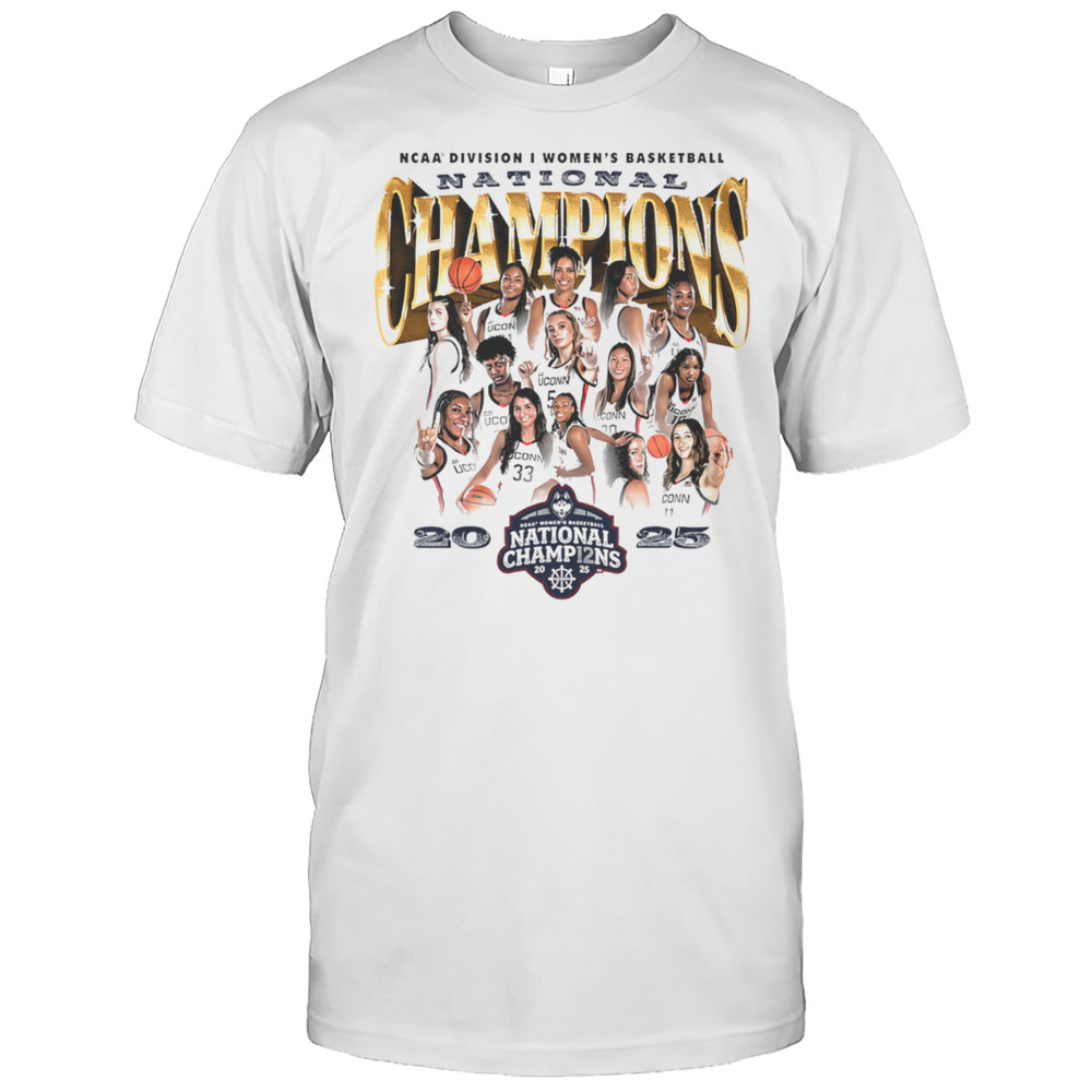 UConn Womens Basketball National Champions Team Shirt