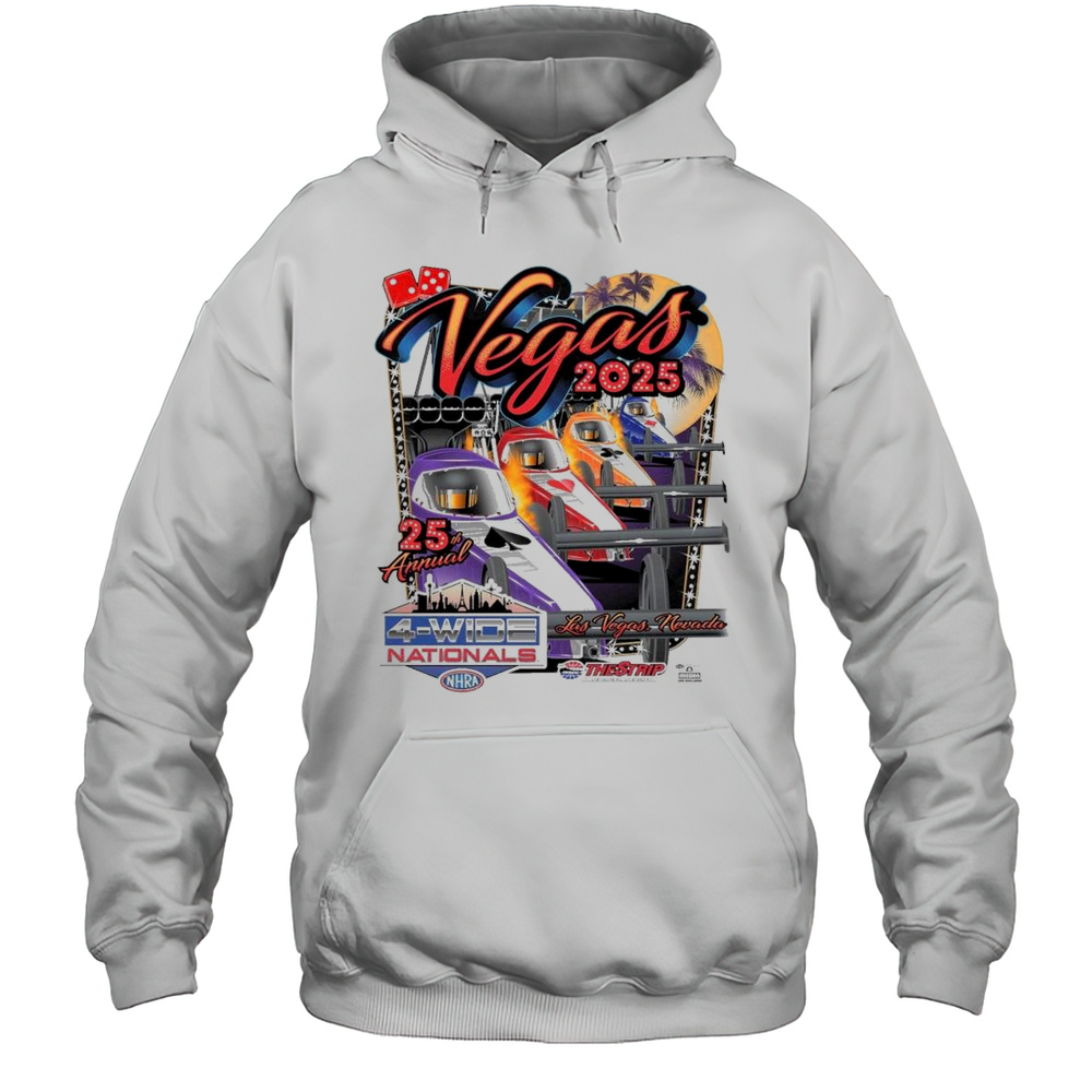 2025 NHRA Four-Wide Nationals Event Shirt Unisex Hoodie