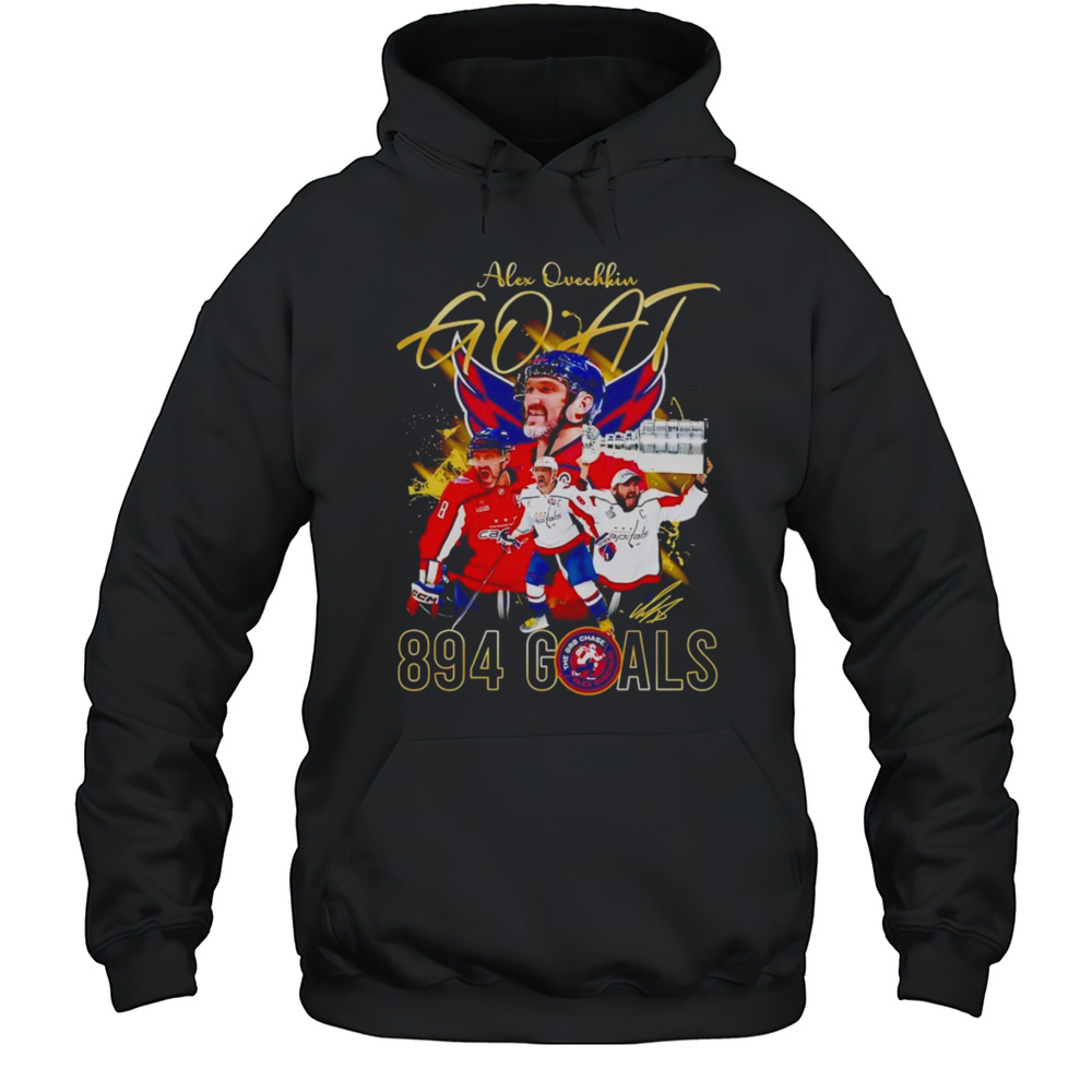 Alex Ovechkin Goat 894 Goals Shirt Unisex Hoodie