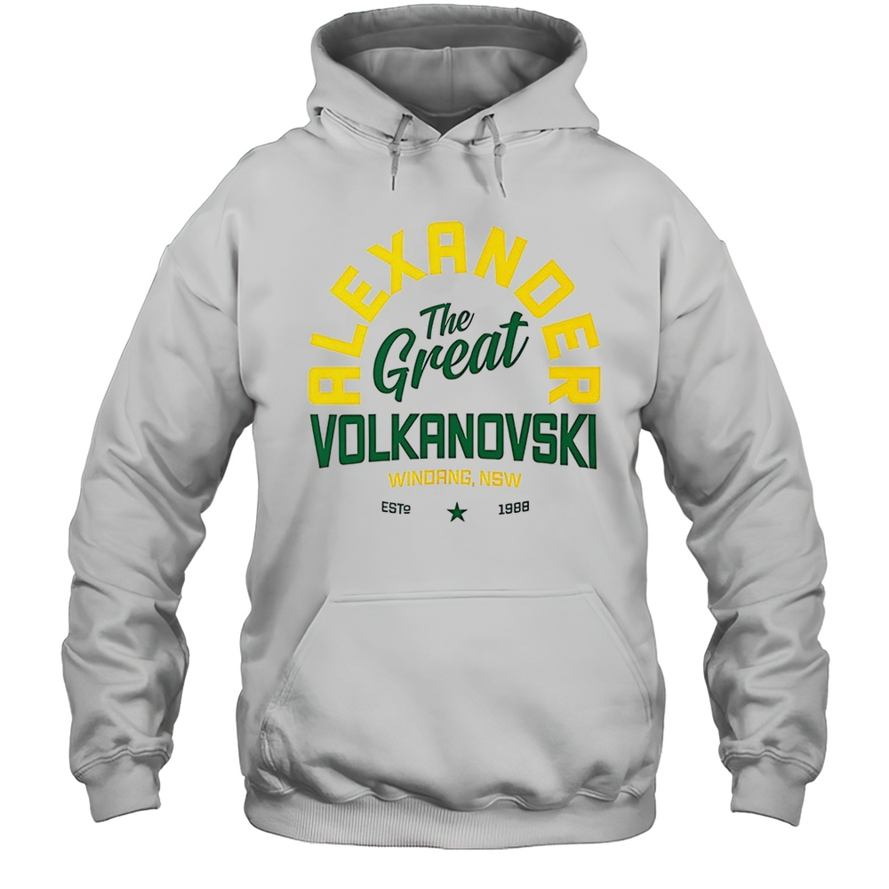 Alexabder The Great Volkandvski Windang NSW Estd 1988 Shirt Unisex Hoodie