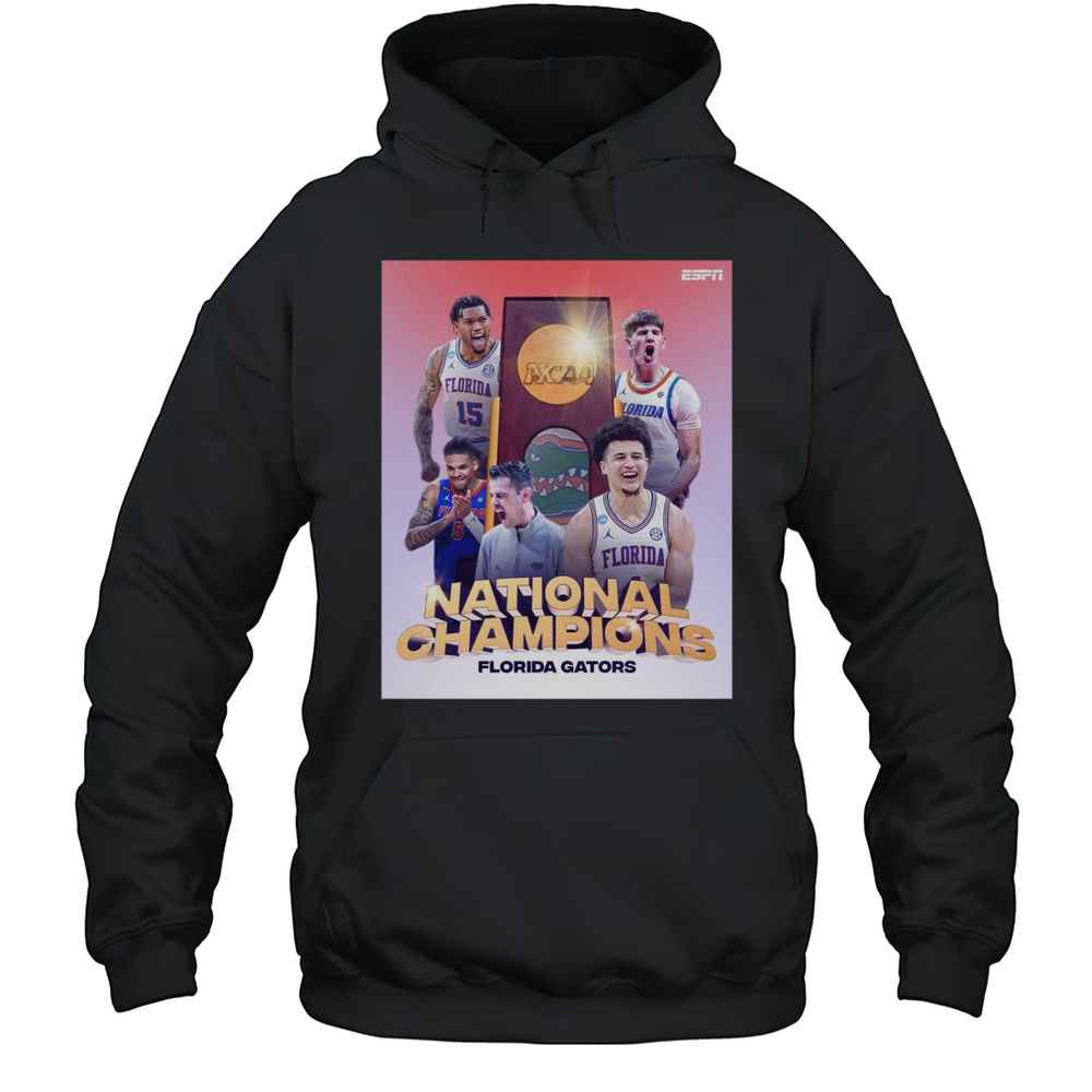 Congrats Florida Gators Mens Basketball Are 2025 National Champions Once Again San Antonio April 7 T-shirt Unisex Hoodie