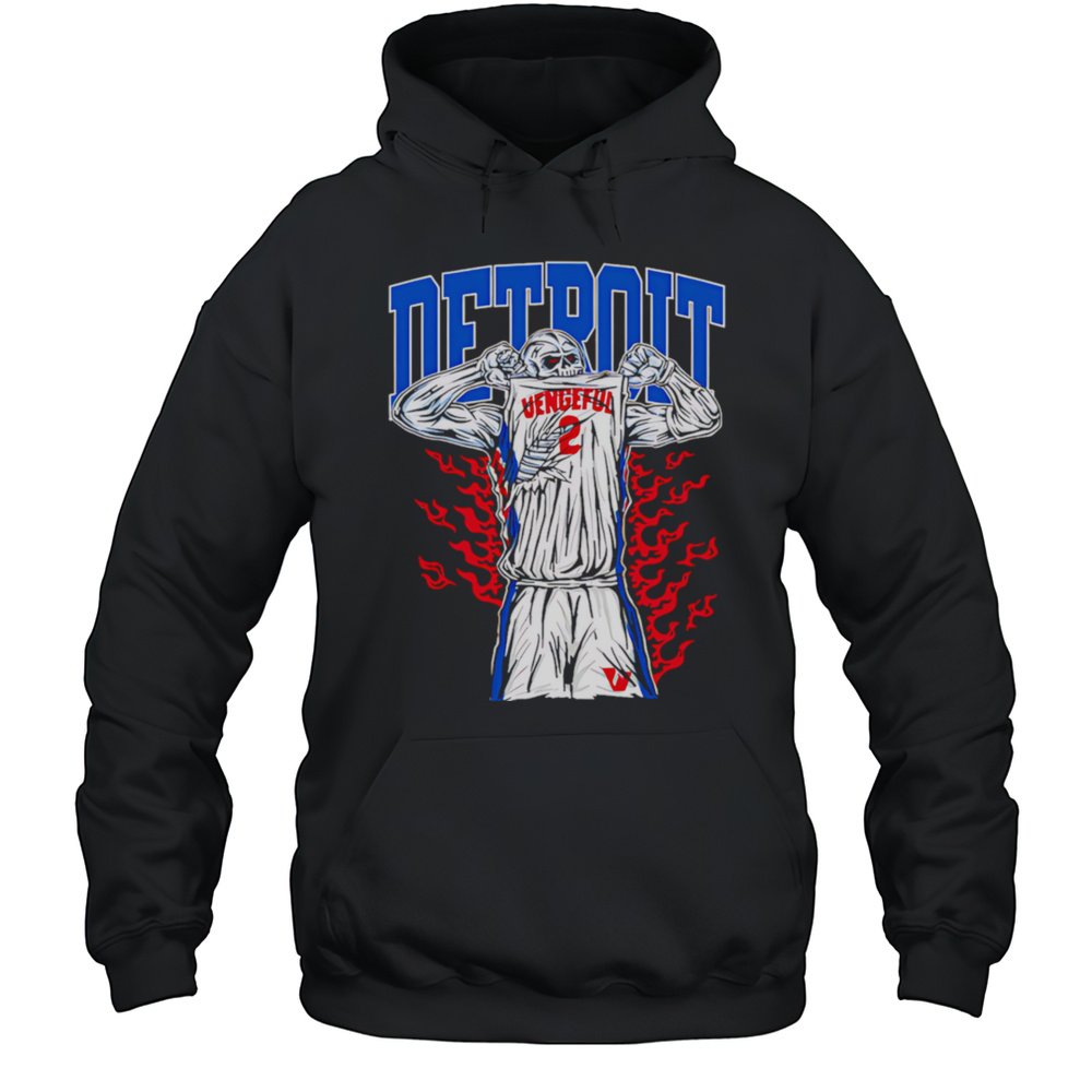 Detroit Vengeful 2 Skeleton Shirt Unisex Hoodie