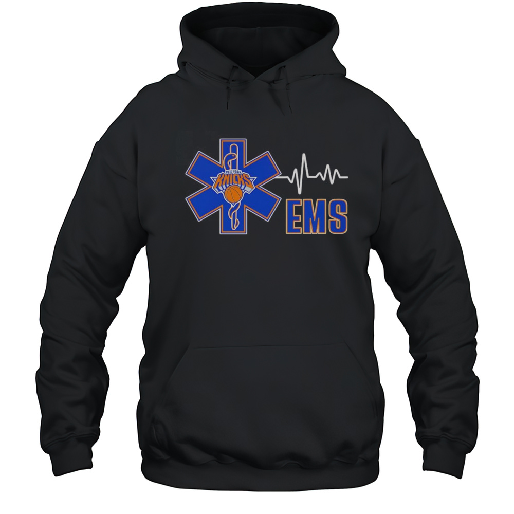 Ems Heartbeat New York Knicks Logo Shirt Unisex Hoodie