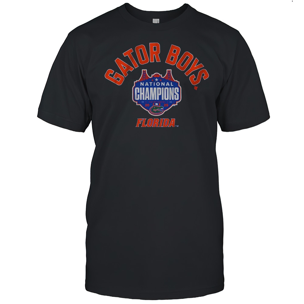Florida Basketball National Champion Gator Boys 2025 Shirt