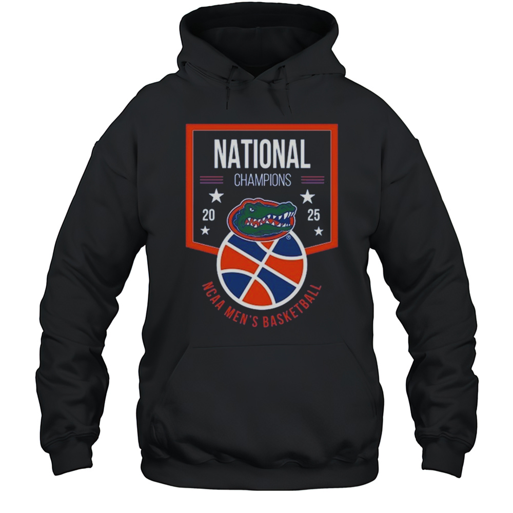 Florida Gators 2025 Division I NCAA Mens Basketball National Champions Logo Shirt Unisex Hoodie