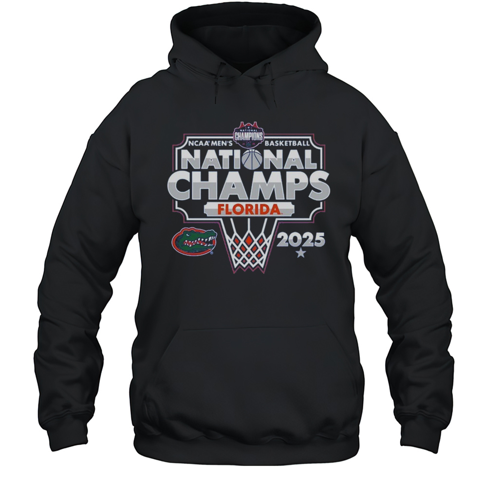 Florida Gators 2025 NCAA Mens Basketball National Champions Bracket Shirt Unisex Hoodie
