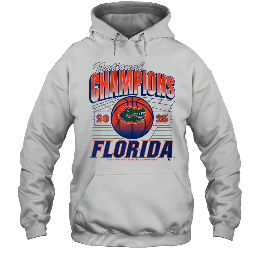 Florida Gators Basketball 2025 NCAA Mens Basketball Champions Grid Beat Houston Cougars T-shirt Unisex Hoodie