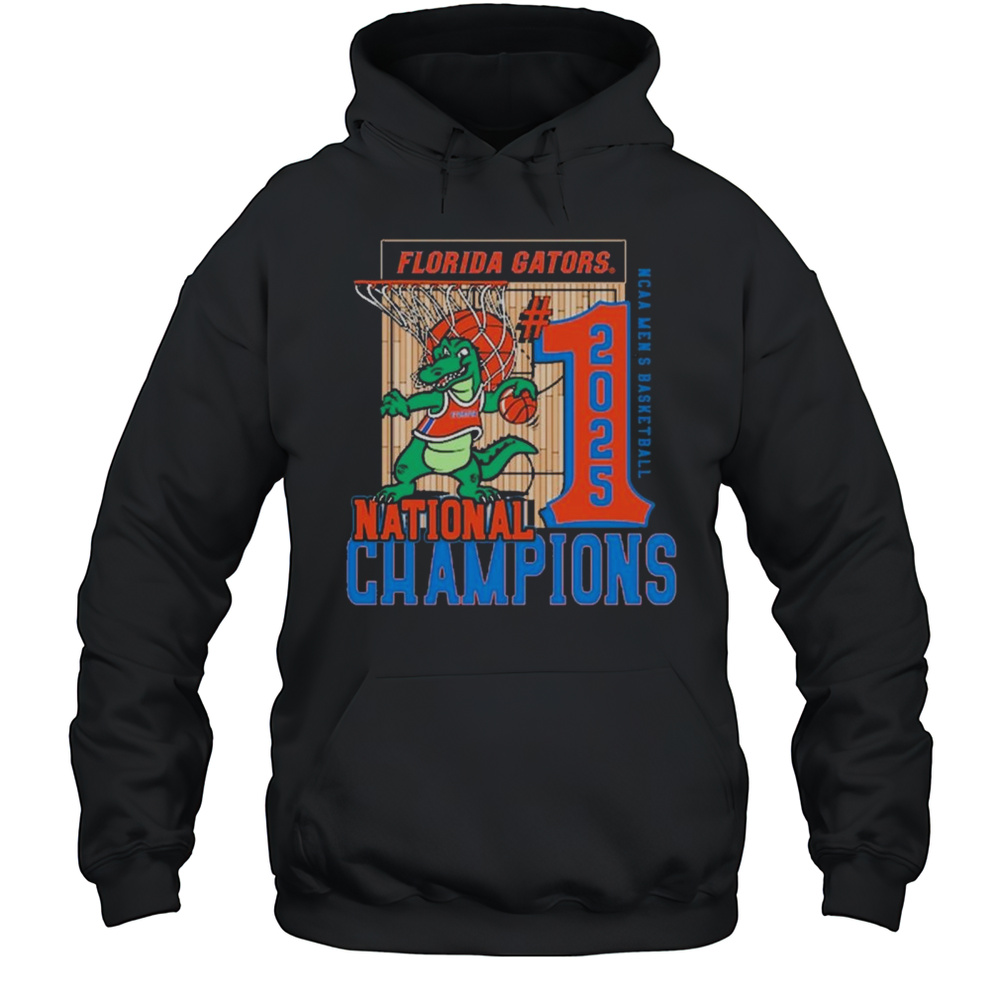 Florida Gators Beat Houston Cougars NCAA Mens Basketball National Champions 2025 Mascot Comfort Colors T-shirt Unisex Hoodie