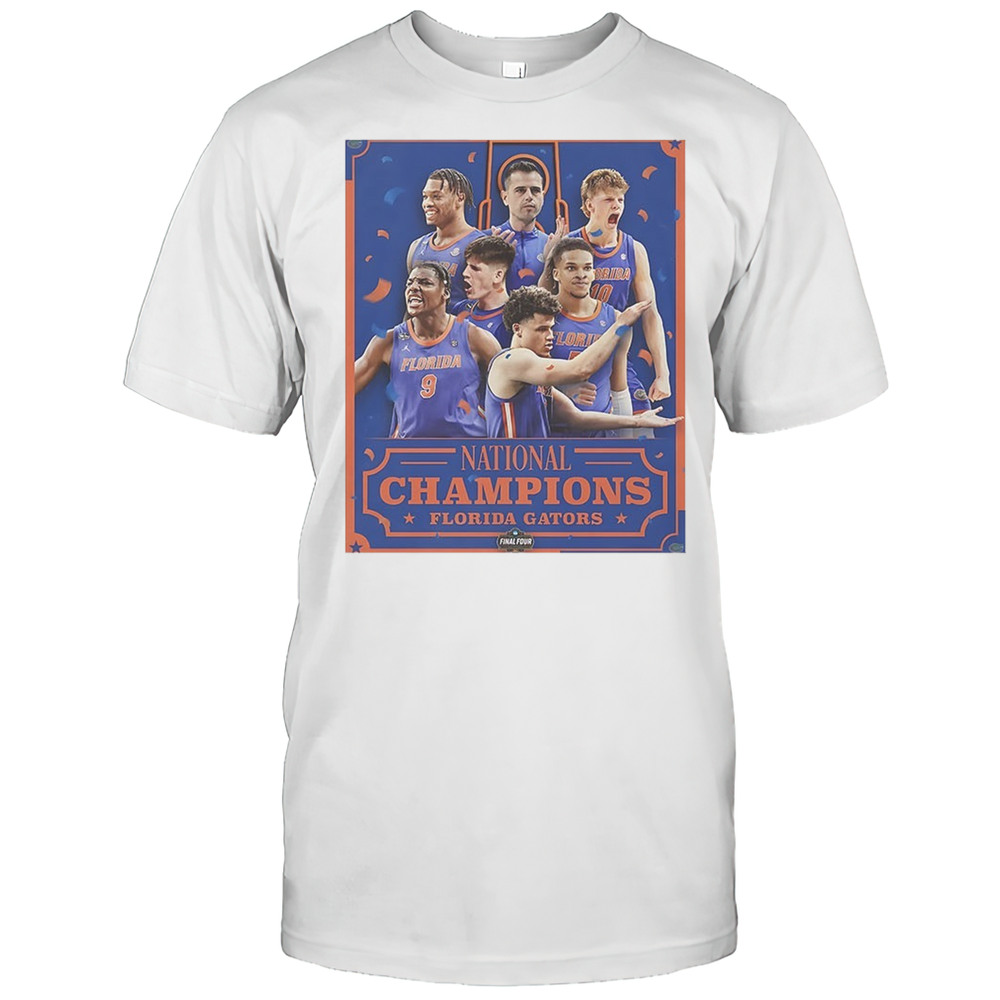 Florida Gators Mens Basketball Team Are NCAA National Champions Shirt