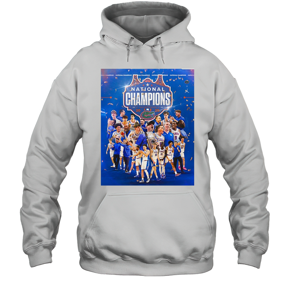 Florida Gators National Champions NCAA Mens Basketball 2025 Shirt Unisex Hoodie