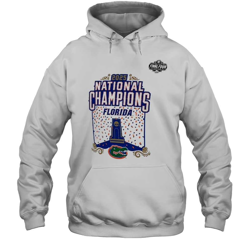 Florida Gators NCAA Mens Basketball National Champions Final Four 2025 Beat Houston Cougars T-shirt Unisex Hoodie