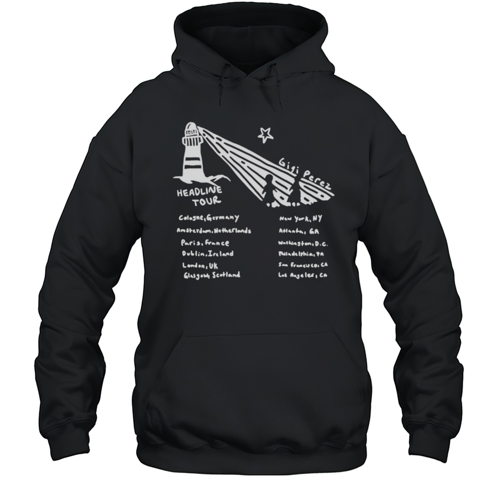 GigI Perez Lighthouse Tour Black Shirt Unisex Hoodie