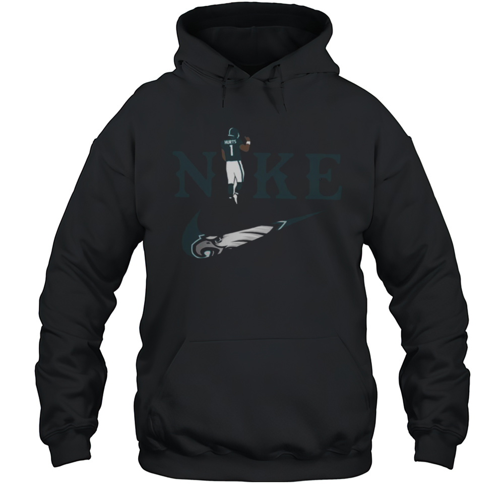 Jalen Hurts Philadelphia Eagles Nike Logo Shirt Unisex Hoodie