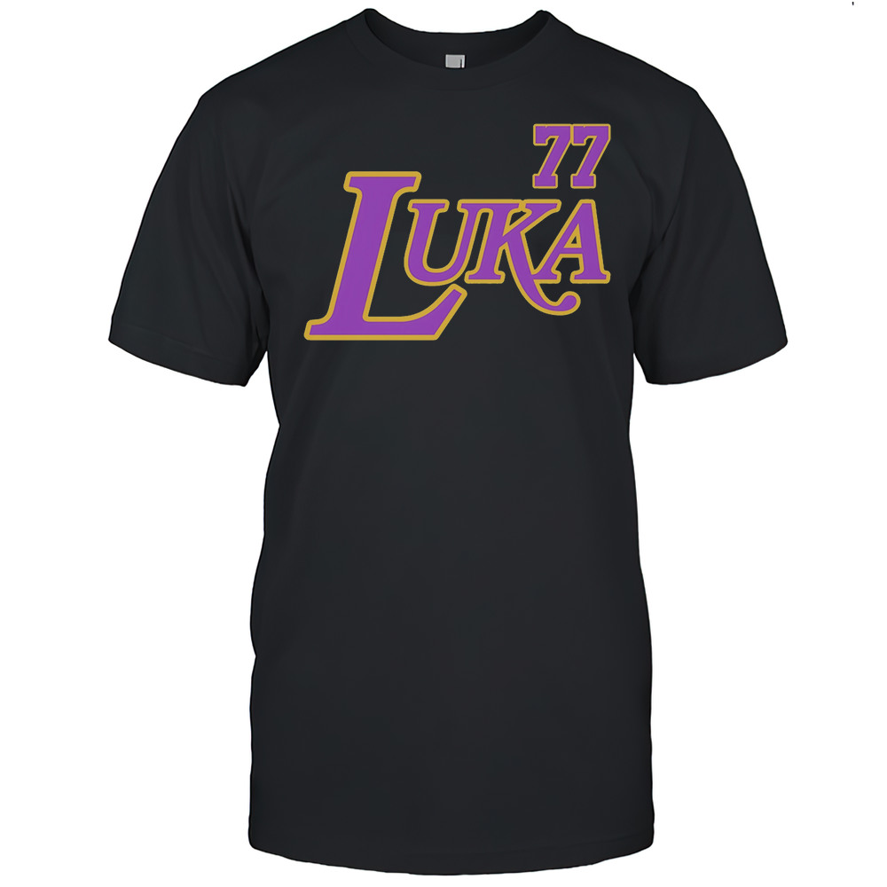 LA Lakers Luka 77 Inspired Shirt