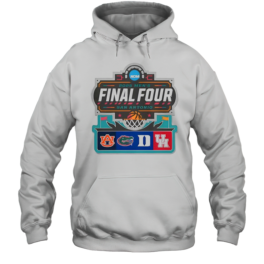 Nice NCAA 2025 Mens Final Four San Antonio T-Shirt Unisex Hoodie