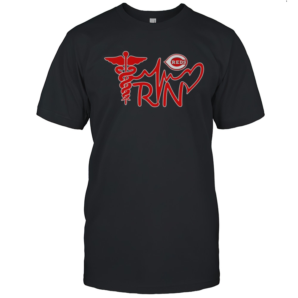 Nurse RN Cincinnati Reds Logo Shirt