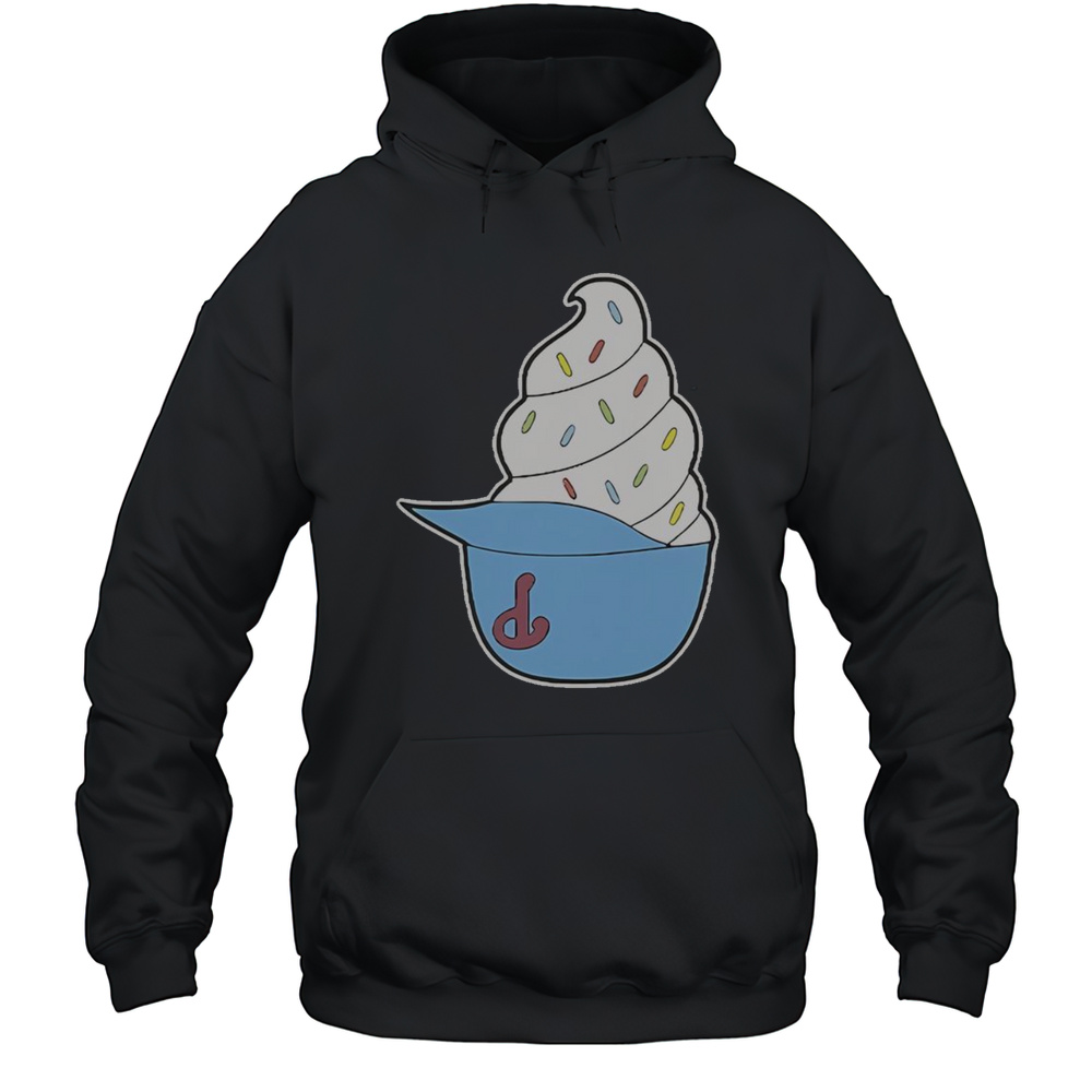 Official Philadelphia Phillies Ice Cream Helmet T-Shirt Unisex Hoodie