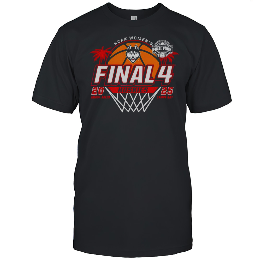 Official UConn Huskies Final Four 2025 Womens Basketball Net T-Shirt