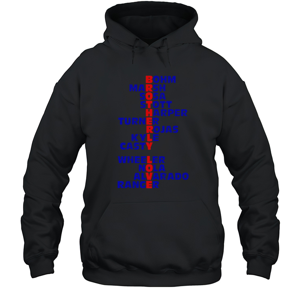 Philly Brotherly Love Names 2025 Shirt Unisex Hoodie