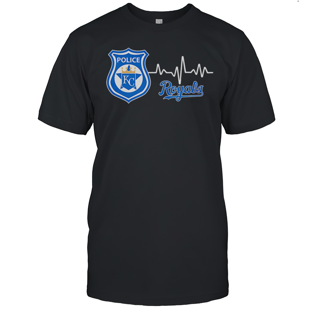 Police Heart Rate Kansas City Royals Shirt