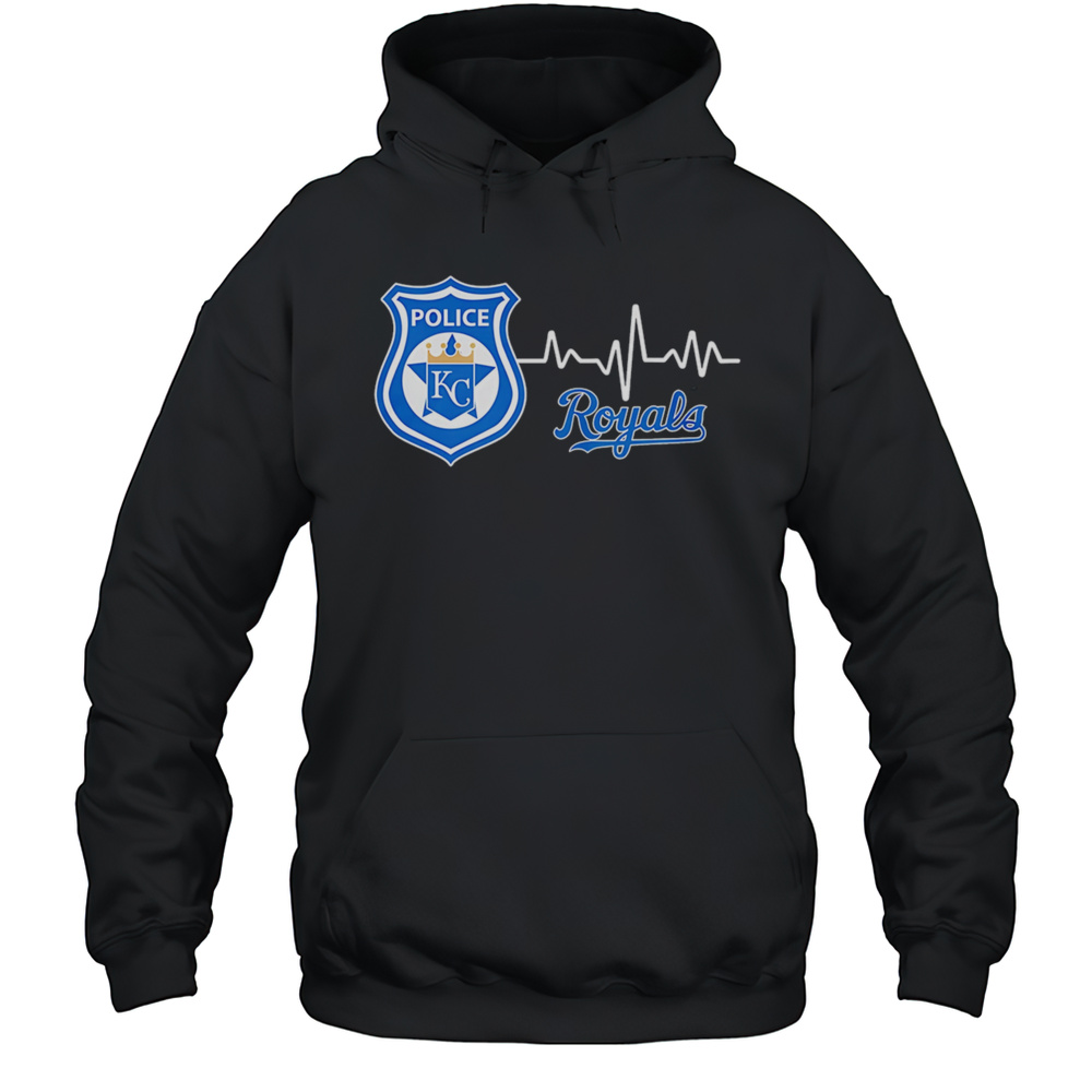 Police Heart Rate Kansas City Royals Shirt Unisex Hoodie