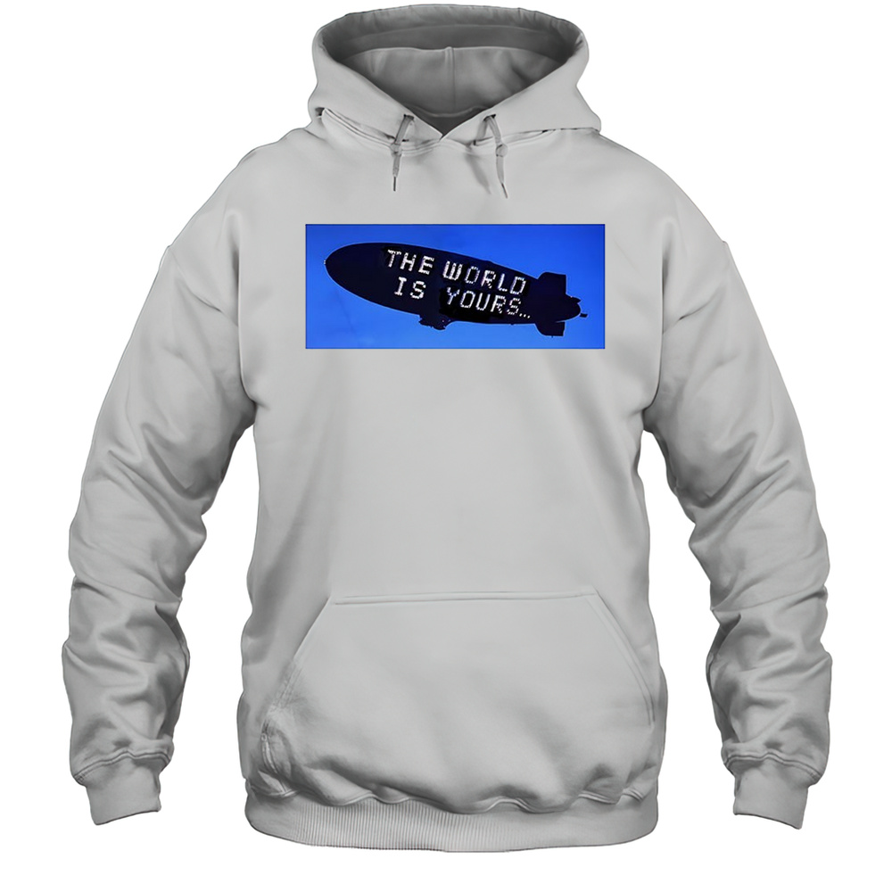Pope The World Is Your Shirt Unisex Hoodie