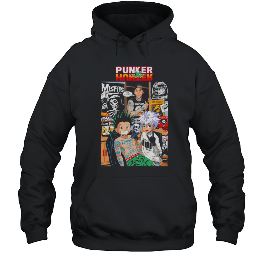 Punker X Hunter Tattoo Shirt Unisex Hoodie