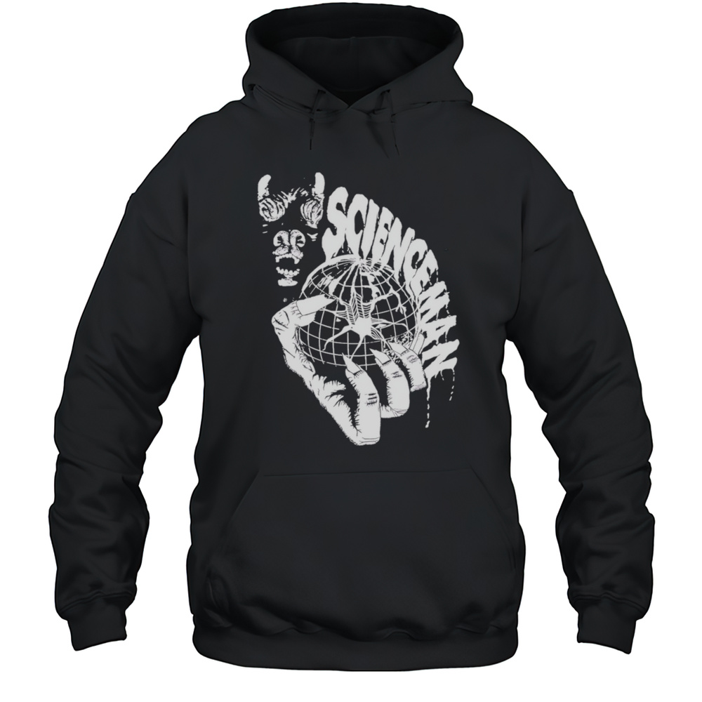 Scienceman Classic Black White Shirt Unisex Hoodie