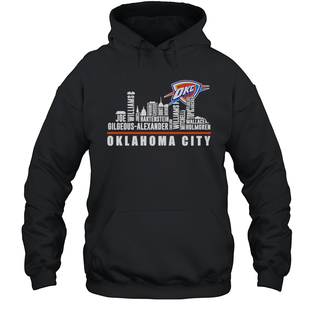 Skyline Oklahoma City Players Name Shirt Unisex Hoodie