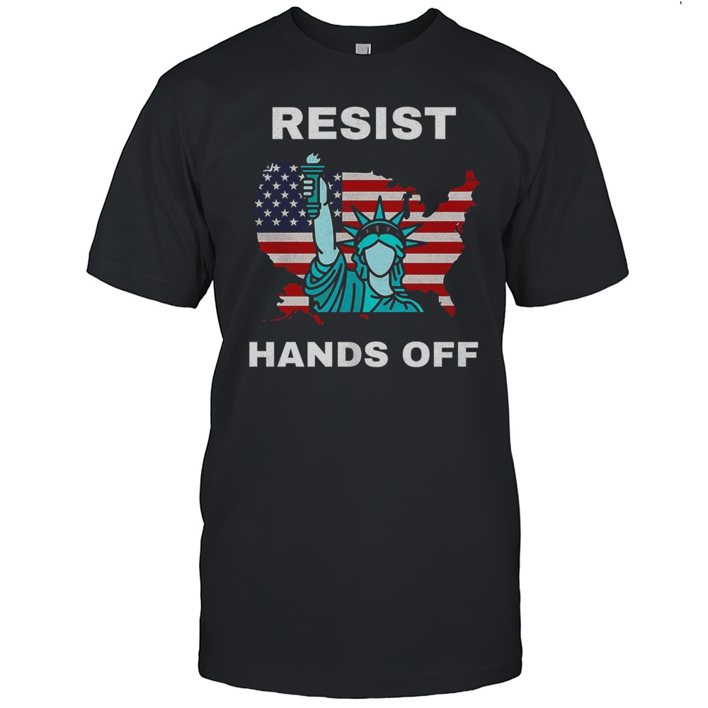 Statue Of Liberty Resist Hands Off Shirt