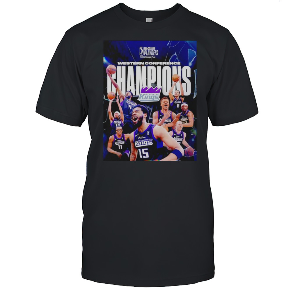 Stockton Kings Western Conference Champions Poster Shirt