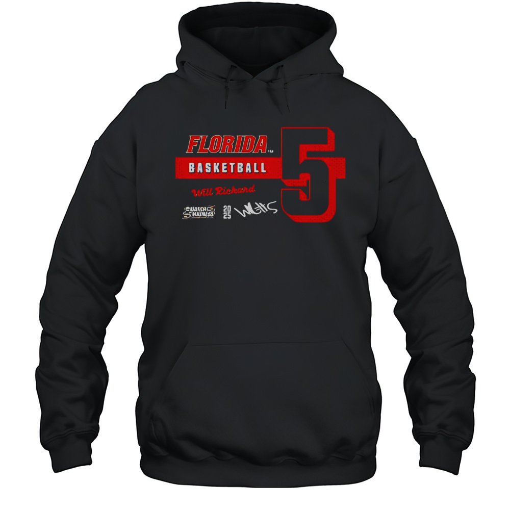 Top Florida Basketball Will Richard 5 T-Shirt Unisex Hoodie