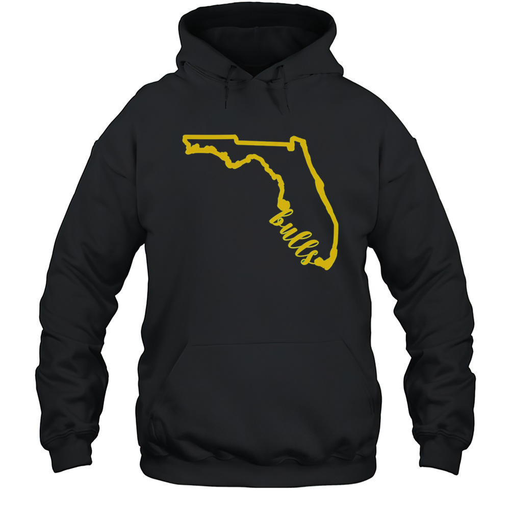 USF Bulls Map Shirt Unisex Hoodie