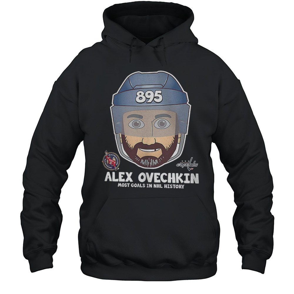 Alexander Ovechkin Washington Capitals Most Goals In NHL History Shirt Unisex Hoodie