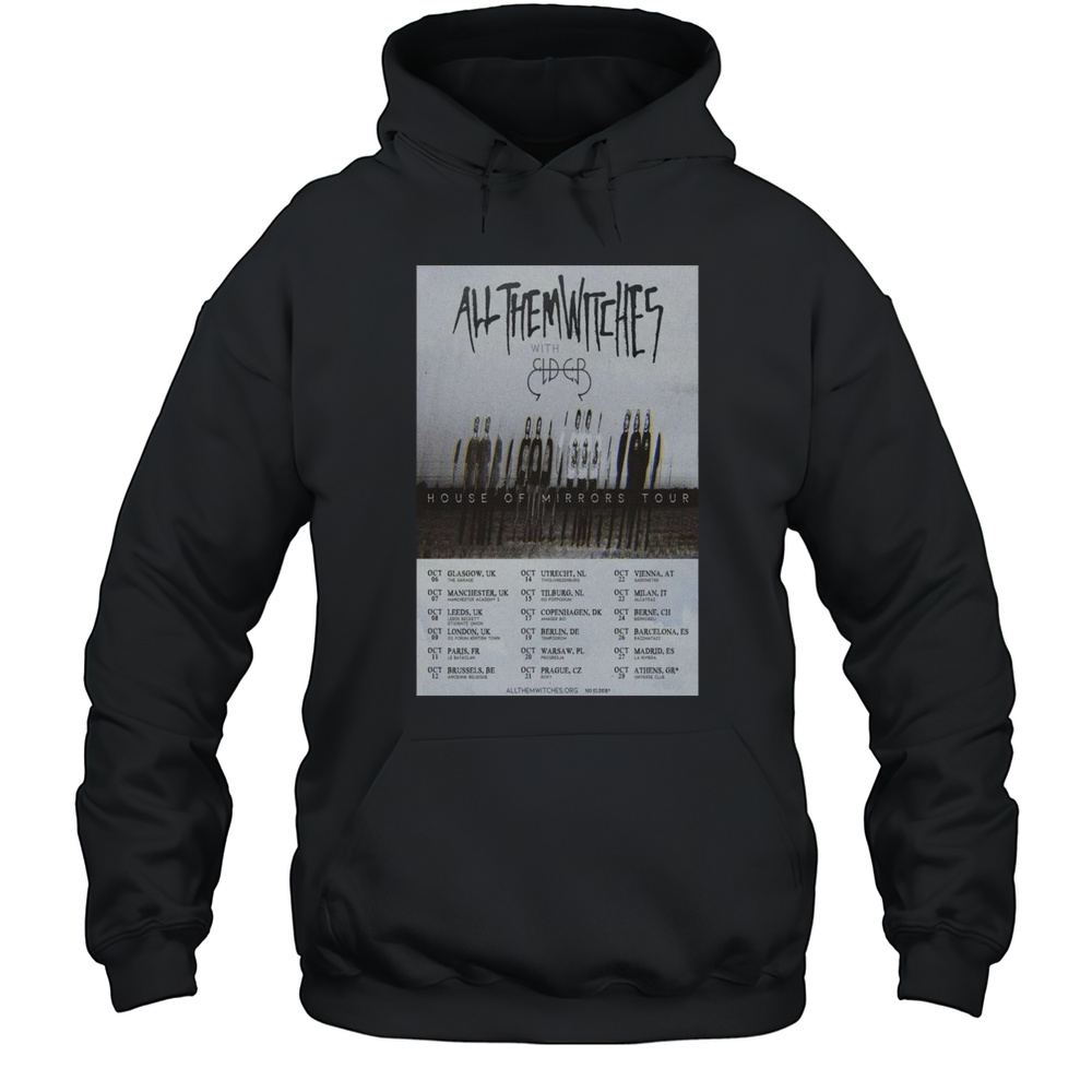 All Them Witches House Of Mirrors Tour Oct 6-29-2025 T-shirt Unisex Hoodie